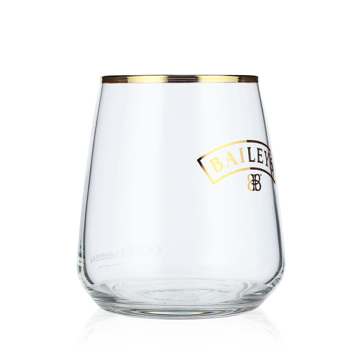 Verre à liqueur Baileys 4 cl Verres à liqueur coniques Logo avec bord doré – Vue 2