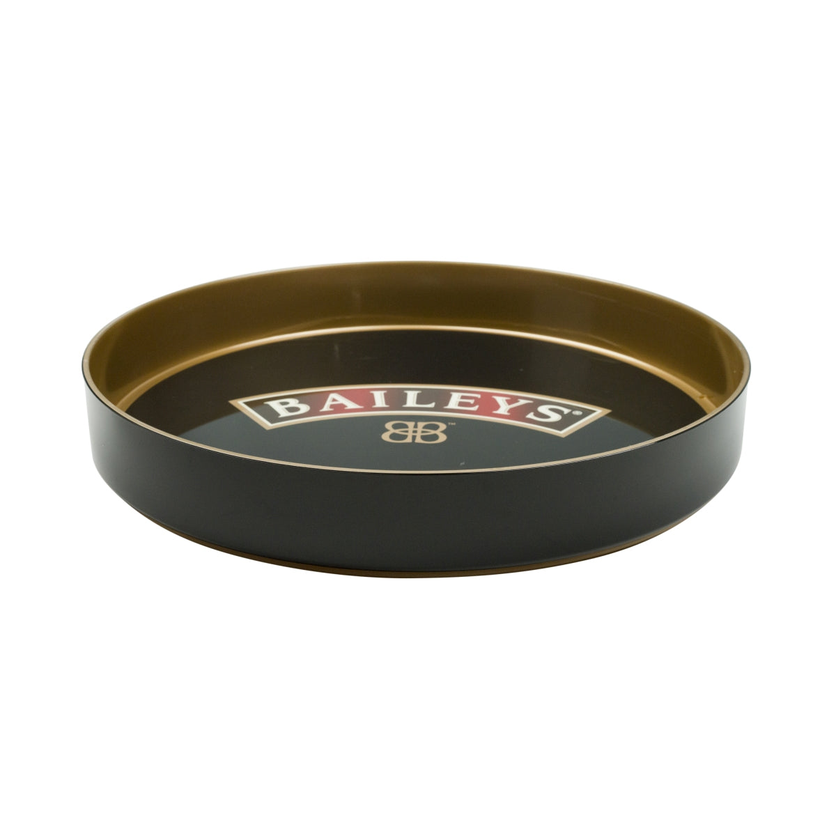 Plateau à liqueur Baileys Plateau de service Plateau de serveur noir à rebord haut – Vue 2
