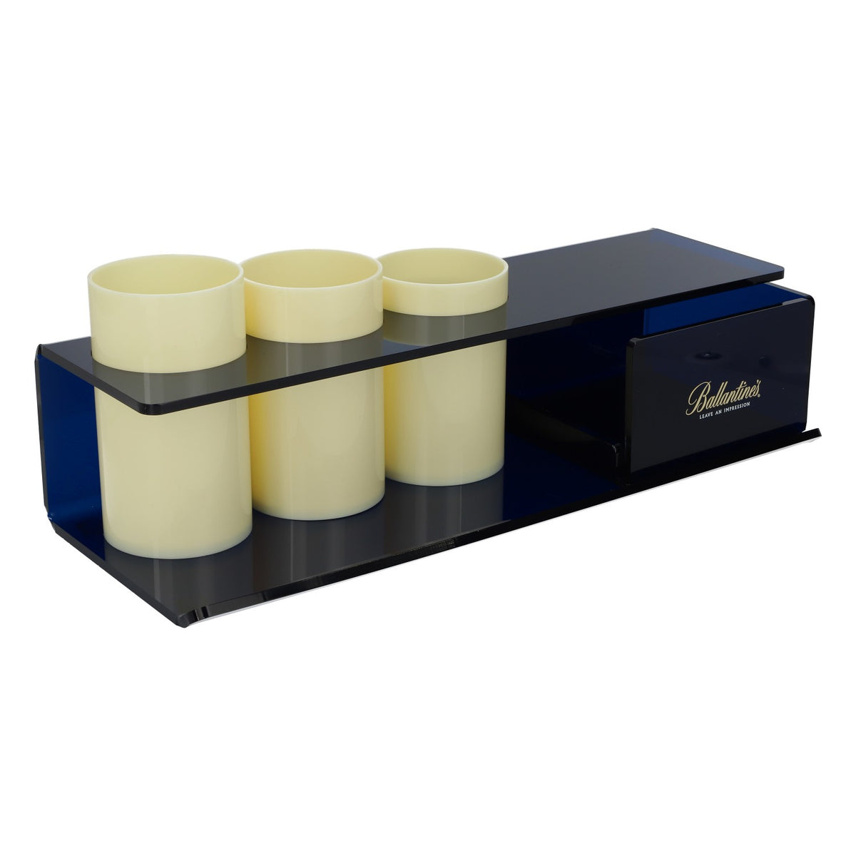 Ballantines Whiskey Barcaddy Porte-bouteilles Accessoires de bar bleu Plastique – Vue 4