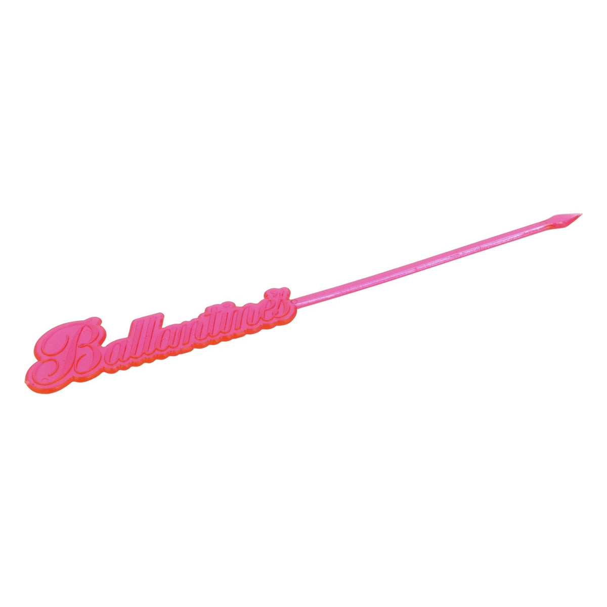 5x Ballantines Whisky Stirrer Agitateur Accessoire de bar Rouge néon très rare – Vue 6