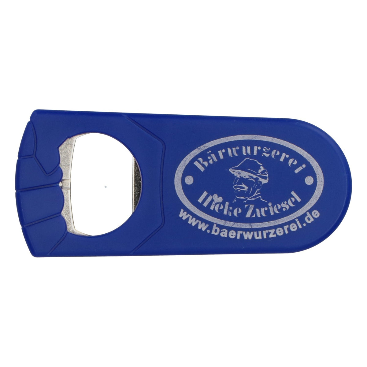 Distillerie Hieke Zwiesel - Liqueur - Décapsuleur - Bleu - Logo gris – Vue 2