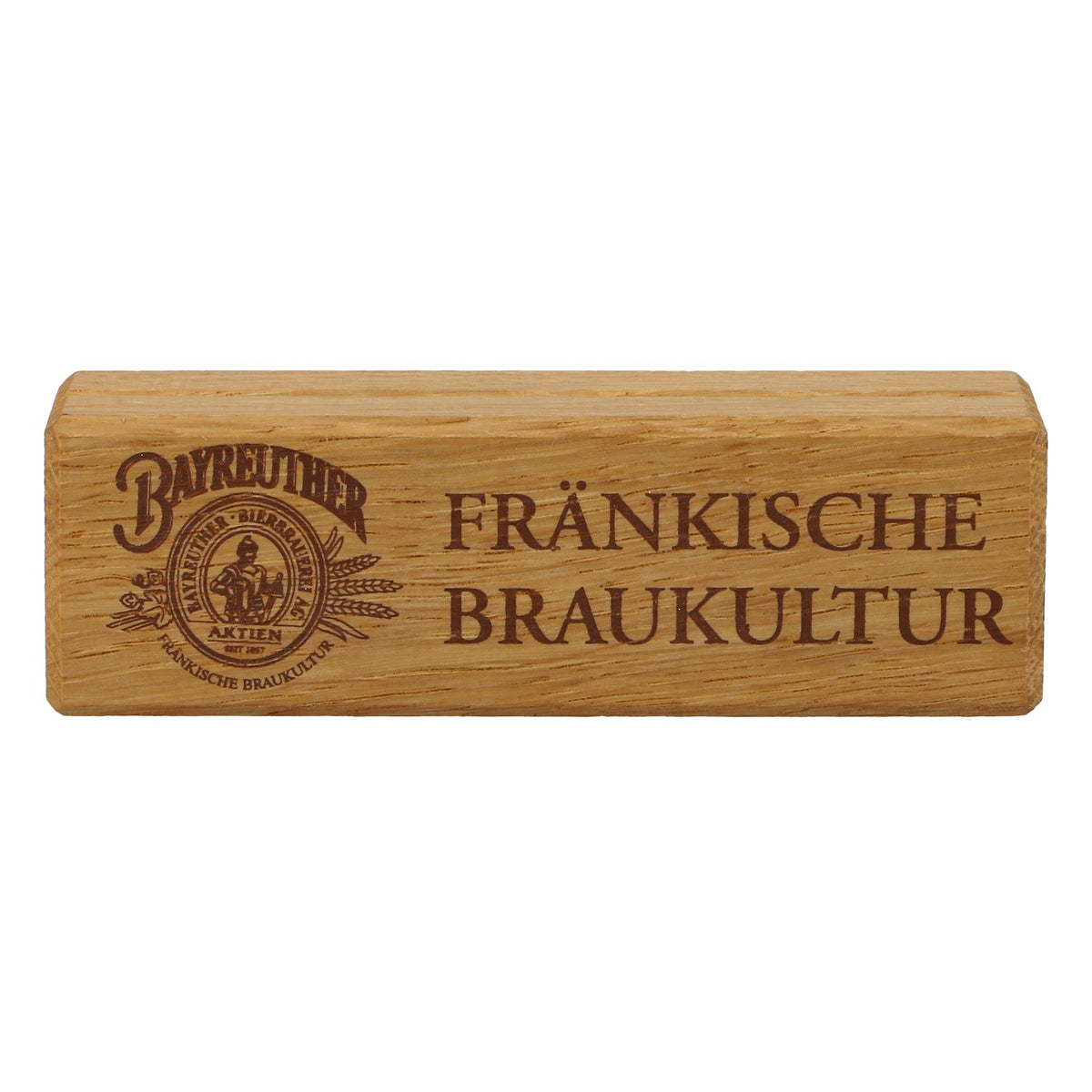 Bayreuther Brauhaus, présentoir de table en bois massif « Culture brassicole franconienne » ne – Vue 2