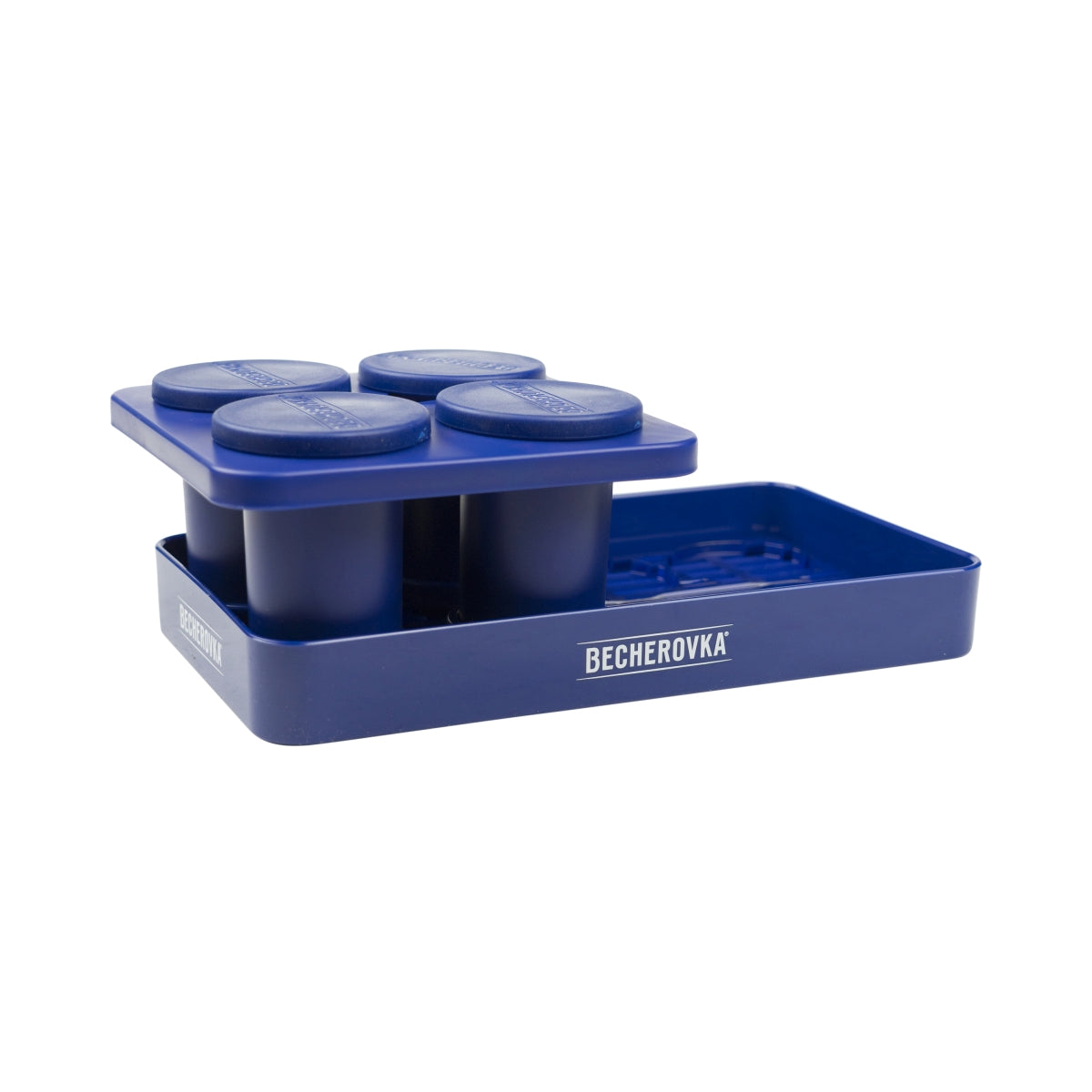 Verres à glace Becherovka Moule à glace Moule en silicone + plateau de service Shots courts – Vue 3