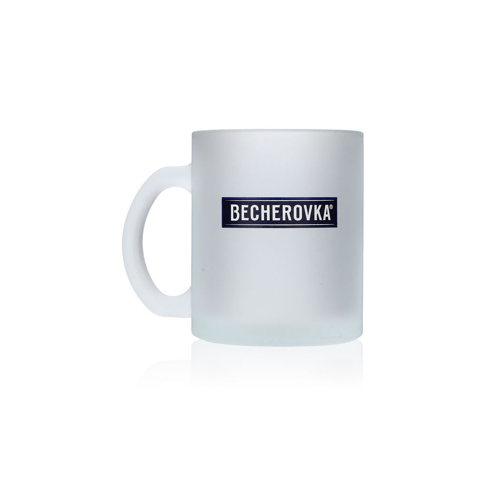 Becherovka Vodka Tasse à café Becher Tasse Petit-déjeuner blanc satiné
