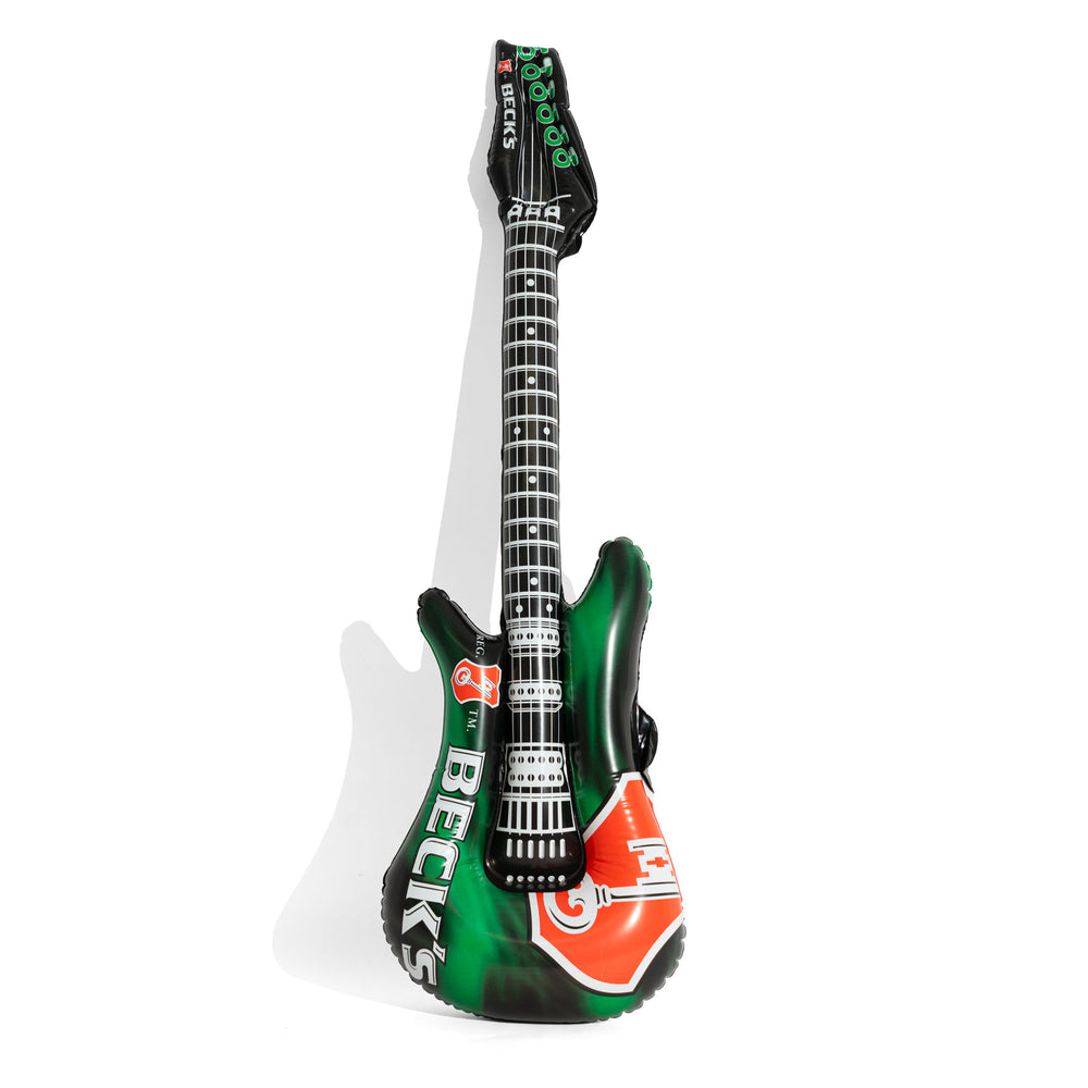 Guitare gonflable Becks Beer Air Guitar Décoration de fête Décoration pour fête
