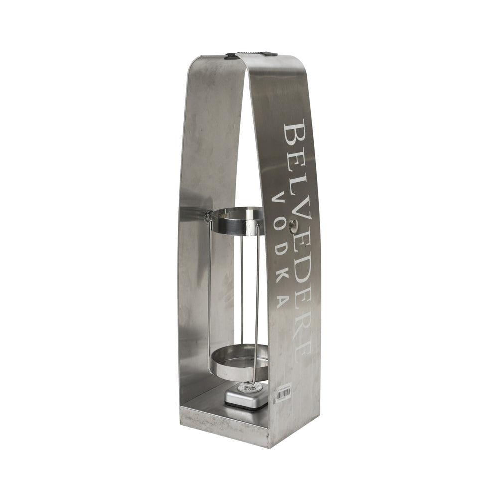 Belvedere Vodka Verseur 3 l avec LED oscillante et glorificateur de bouteille en métal