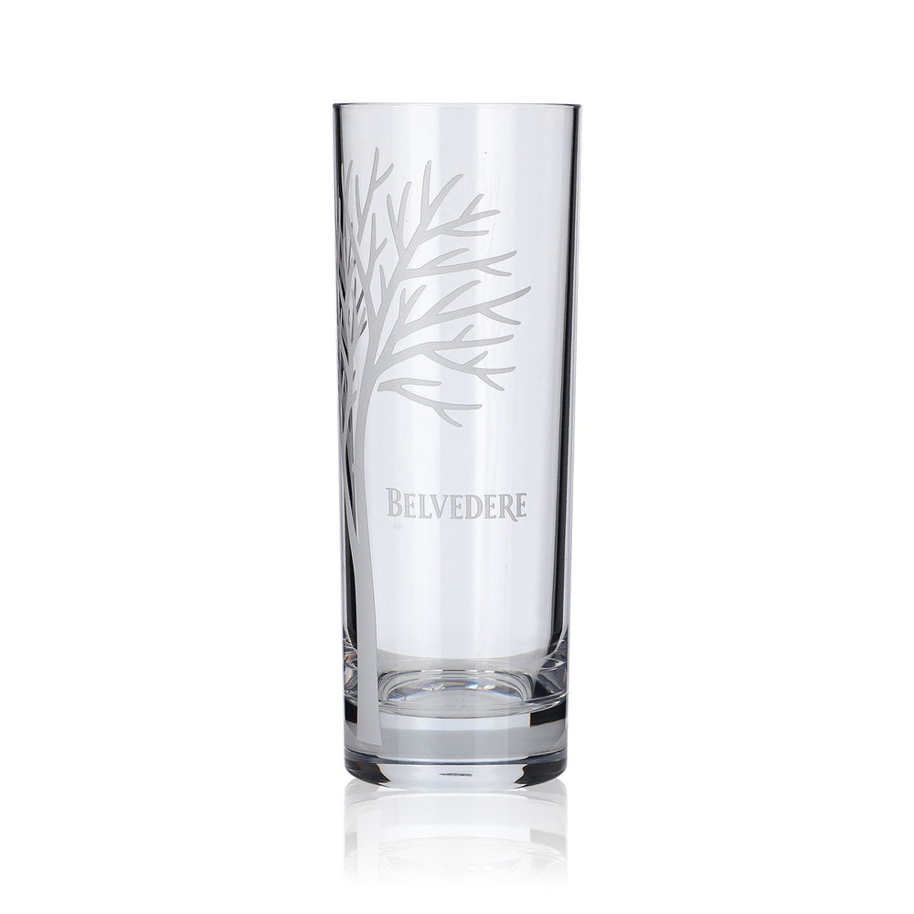 Verre Belvedere Vodka 0,35 l en plastique, verre long drink pour cocktails, restauration