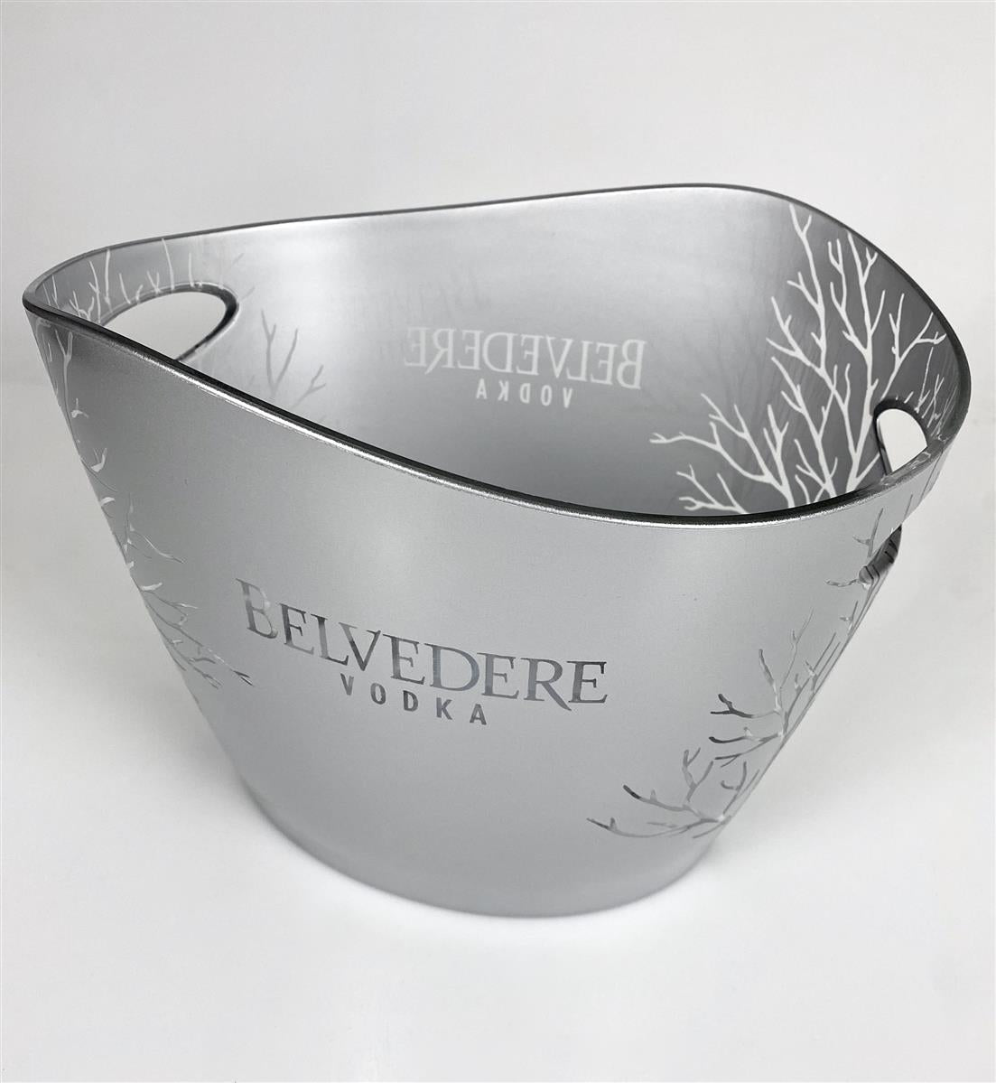 Belvedere Vodka LED Refroidisseur de bouteille rechargeable Bac à glaçons Simple argent – Vue 6