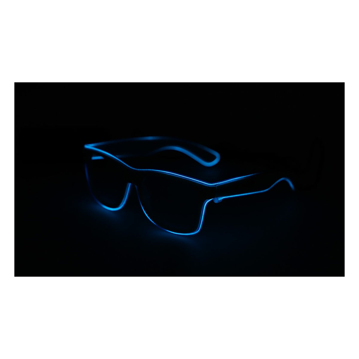 Lunettes Belvedere Vodka LED Lunettes de soleil Lunettes de fête Lunettes Mall Monture bleue – Vue 7
