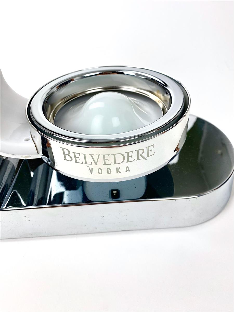 Belvedere Vodka LED Balançoire Tournant Porte-bouteilles 3 l Belvedere nouvelle version – Vue 3
