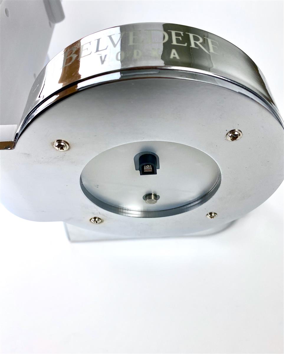 Belvedere Vodka LED Balançoire Tournant Porte-bouteilles 3 l Belvedere nouvelle version – Vue 4