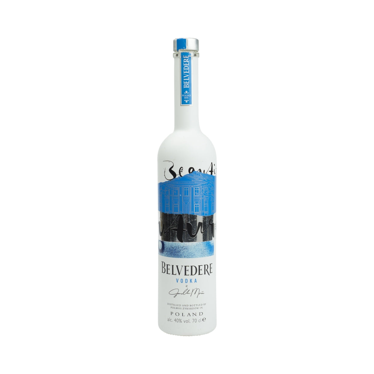 Bouteille vide de vodka Belvedere 0,7 l Édition spéciale JANELLE MONÁE Décoration artisanale Bar
