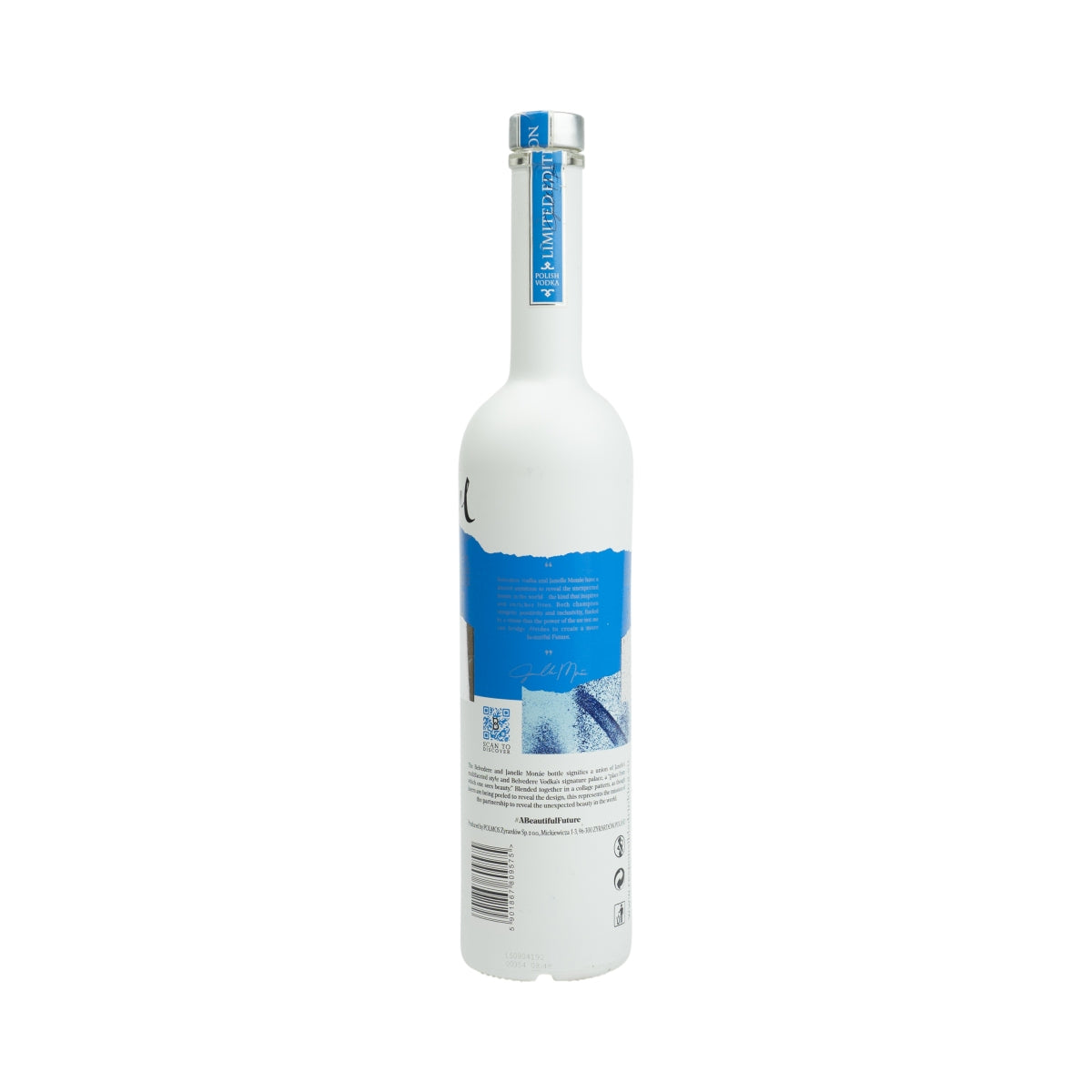 Bouteille vide de vodka Belvedere 0,7 l Édition spéciale JANELLE MONÁE Décoration artisanale Bar – Vue 2