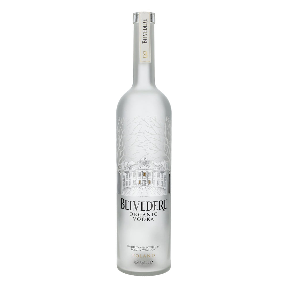 Bouteille de démonstration Belvedere Vodka 3 l – Bouteille vide de vodka bio avec LED, d'occasion