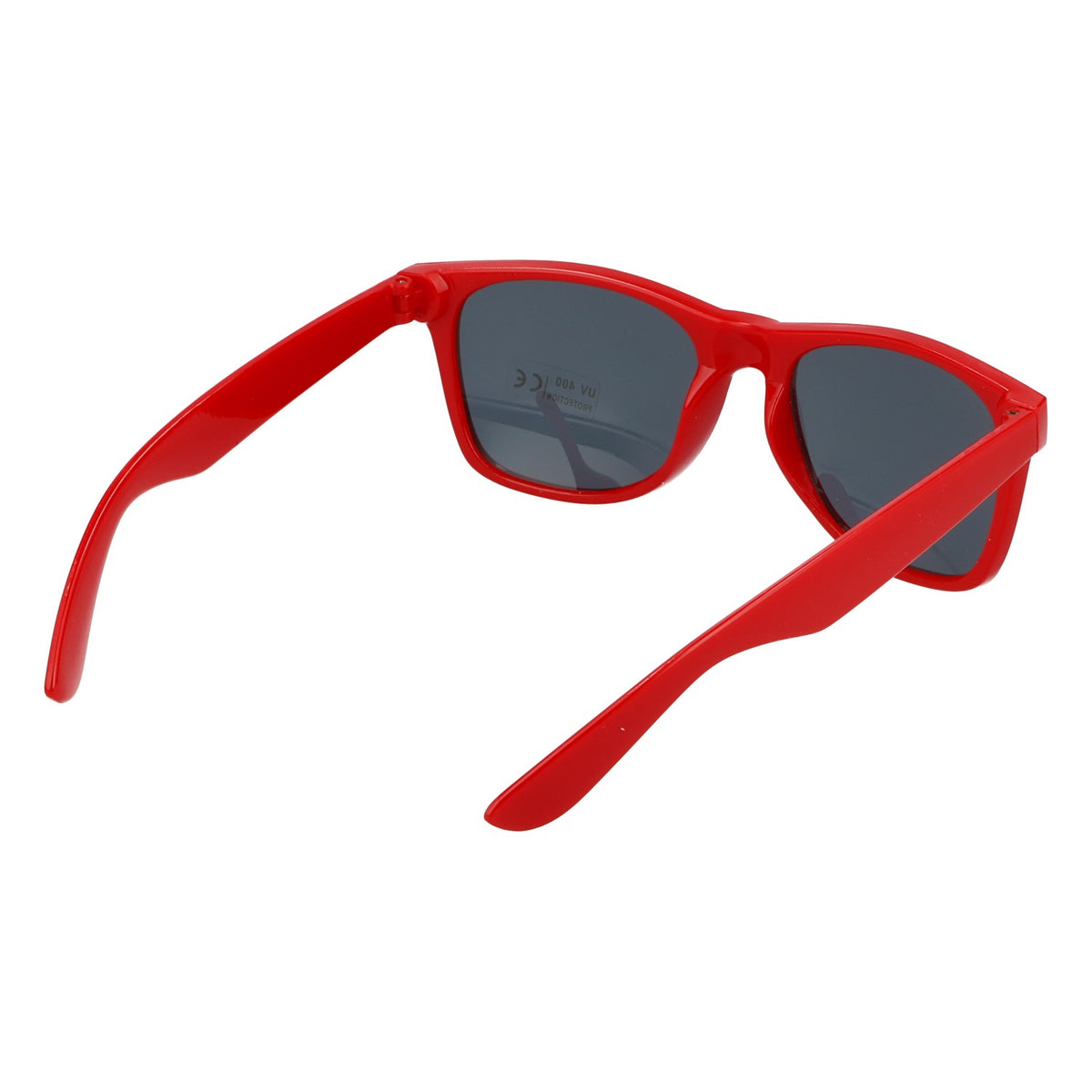 Lunettes de soleil Berentzen rouges, protection UV 400 Wayfarer Party Festival – Vue 4