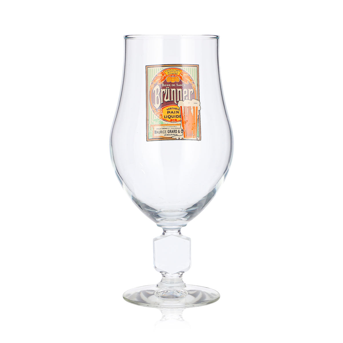 Verre à bière « Bière de Santé » de Brunner, 0,45 l, modèle « Pokal », Durobor Echanson – Vue 2
