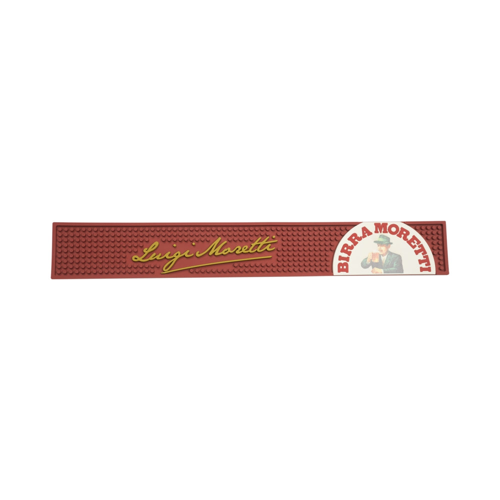 Birra Moretti Bière Barmatte Luigi Italie Verres Égouttoir Runner Beer