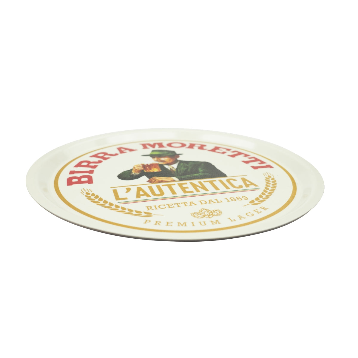 Birra Moretti Plateau à bière Serveur Verres Gastro Tableau Italie – Vue 2