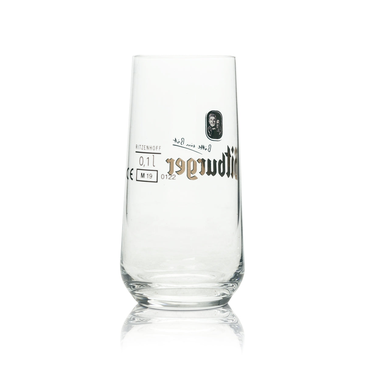 Verre à bière Bitburger 0,1 l Gobelet Verres de dégustation Willi Nosing Sommelier Brasserie – Vue 2