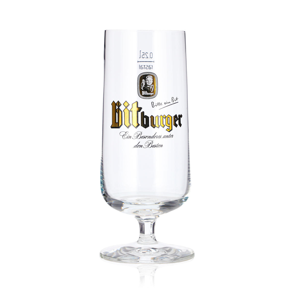 Verre à bière Bitburger 0,25 l, coupe « Une bière d'exception parmi les meilleures » Sahm – Vue 2