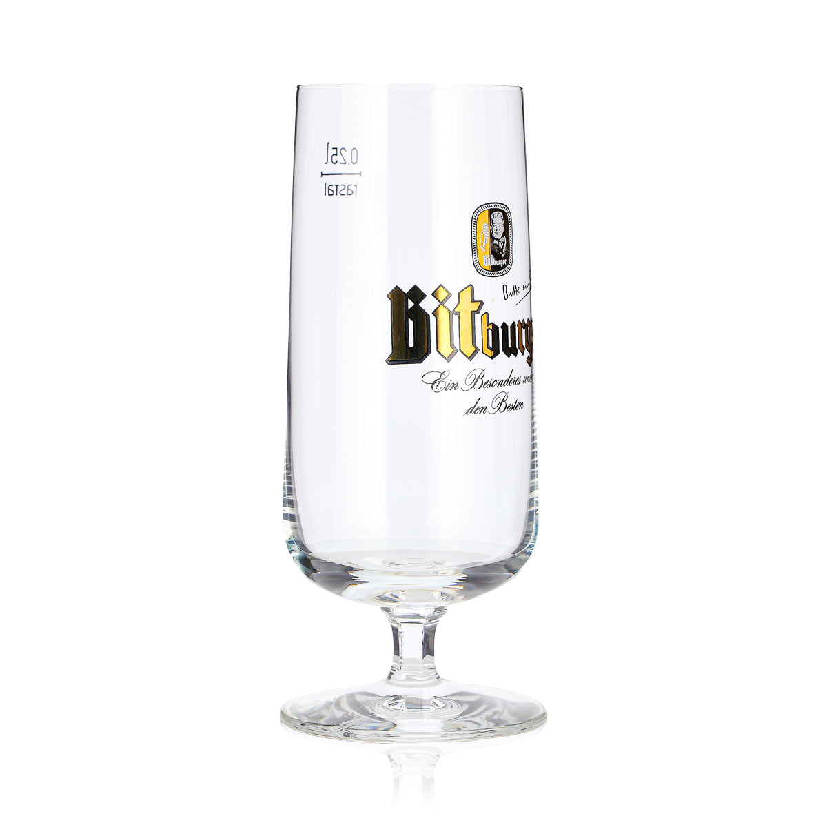 Verre à bière Bitburger 0,25 l, coupe « Une bière d'exception parmi les meilleures » Sahm – Vue 3