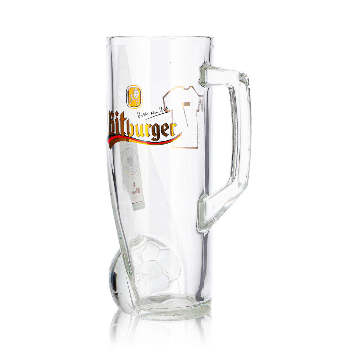 Verre à bière Bitburger 0,4 l, chope DFB Premium sans alcool, numéro de maillot 7 – Vue 6