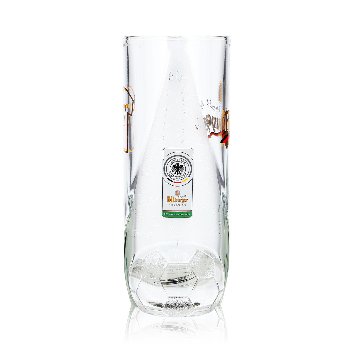 Verre à bière Bitburger 0,4 l, chope DFB Premium sans alcool, numéro de maillot 17 – Vue 4