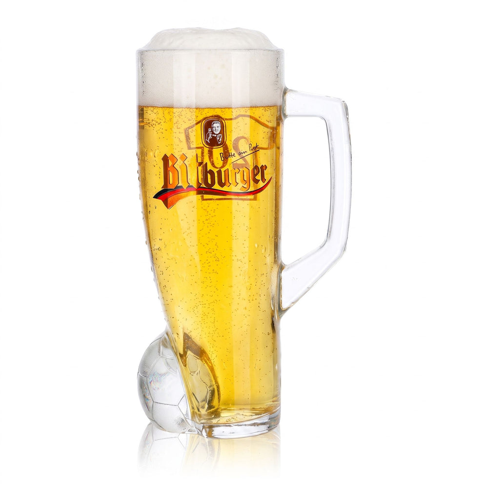 Verre à bière Bitburger 0,4 l, chope DFB Premium sans alcool, numéro de maillot 20
