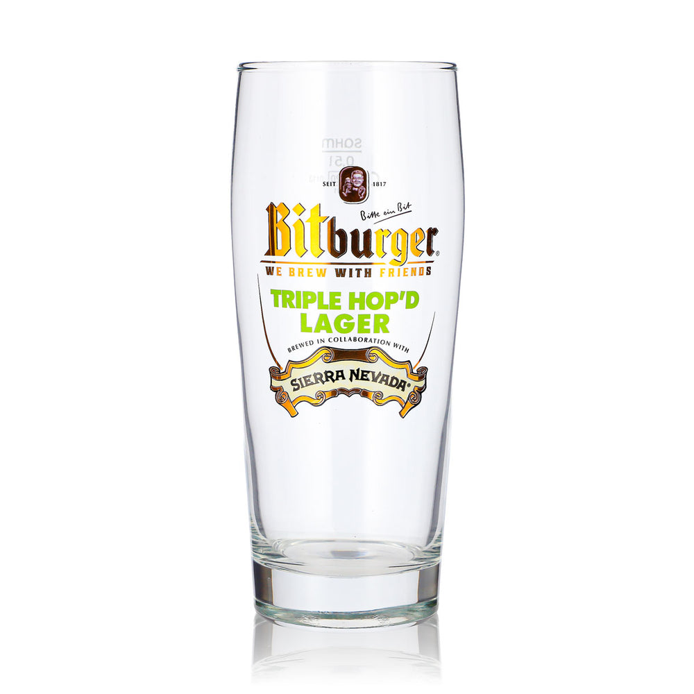 Verre à bière Bitburger 0,5 l Willi Becher TRIPLE HOP'D LAGER SIERRA NEVADA Sahm