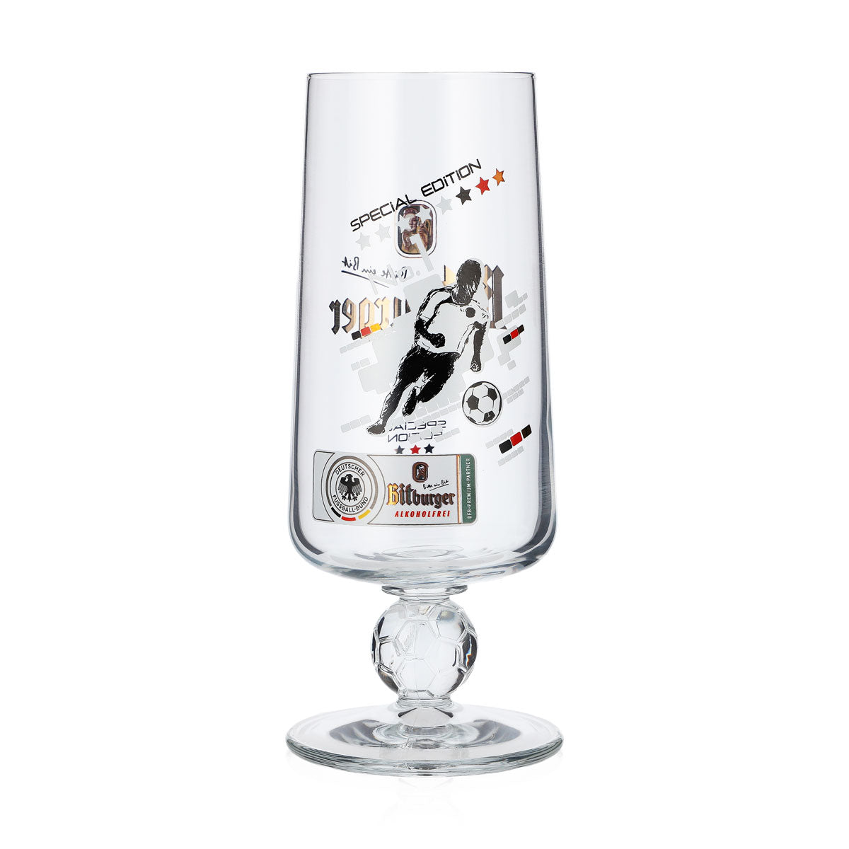 Verres à bière Bitburger 0,25 l Édition spéciale n° 1 Coupe de football Tulipe – Vue 3