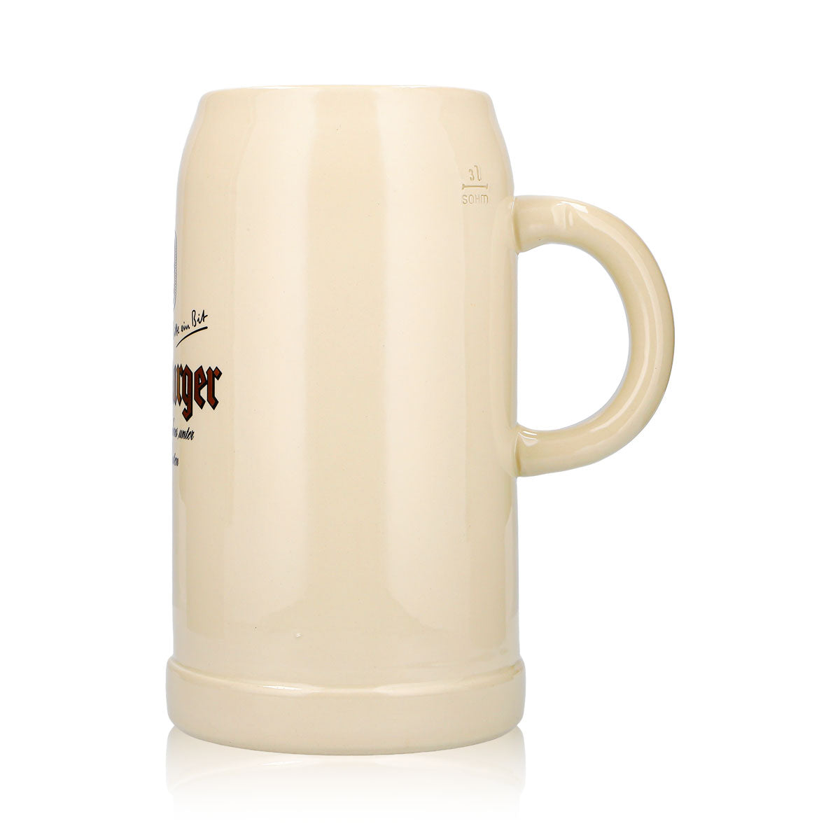 Chope de bière Bitburger 3 l XXXL en faïence, brasserie Seidel – Vue 5