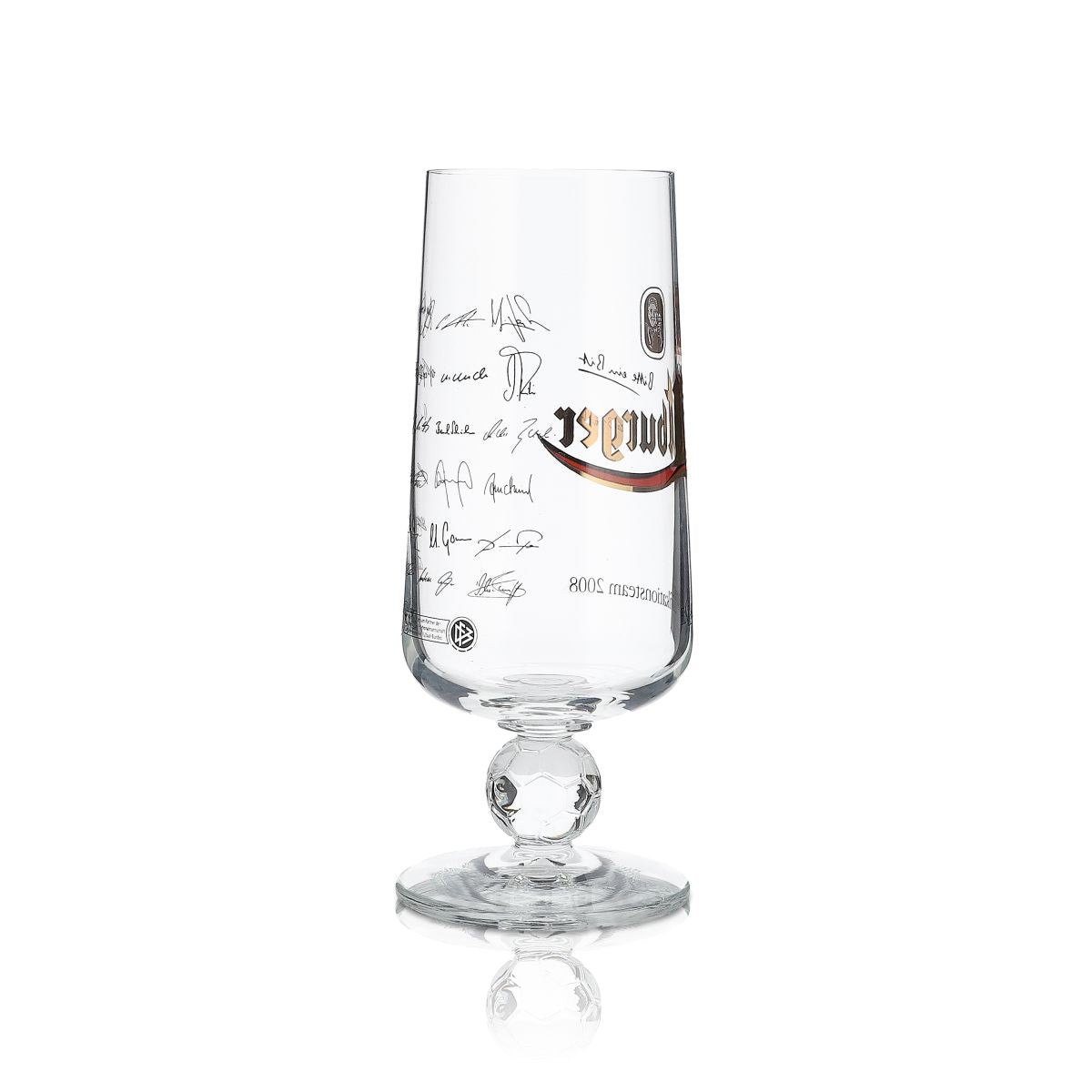 Bitburger édition spéciale verre de collection 0,3 l édition annuelle EM 2008 Allemagne – Vue 4