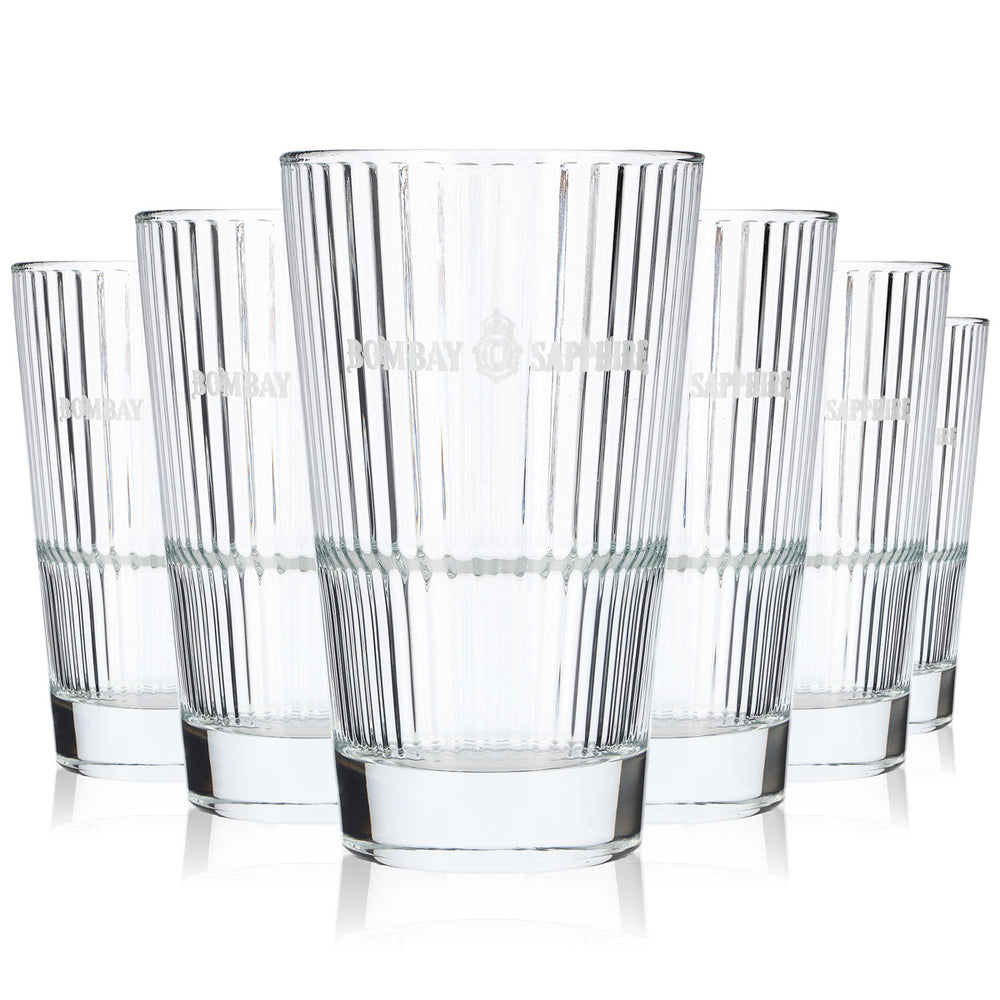 Verre à gin Bombay 0,4 Timeless Relief Verres à cocktail long drink Tonic Verres Bar