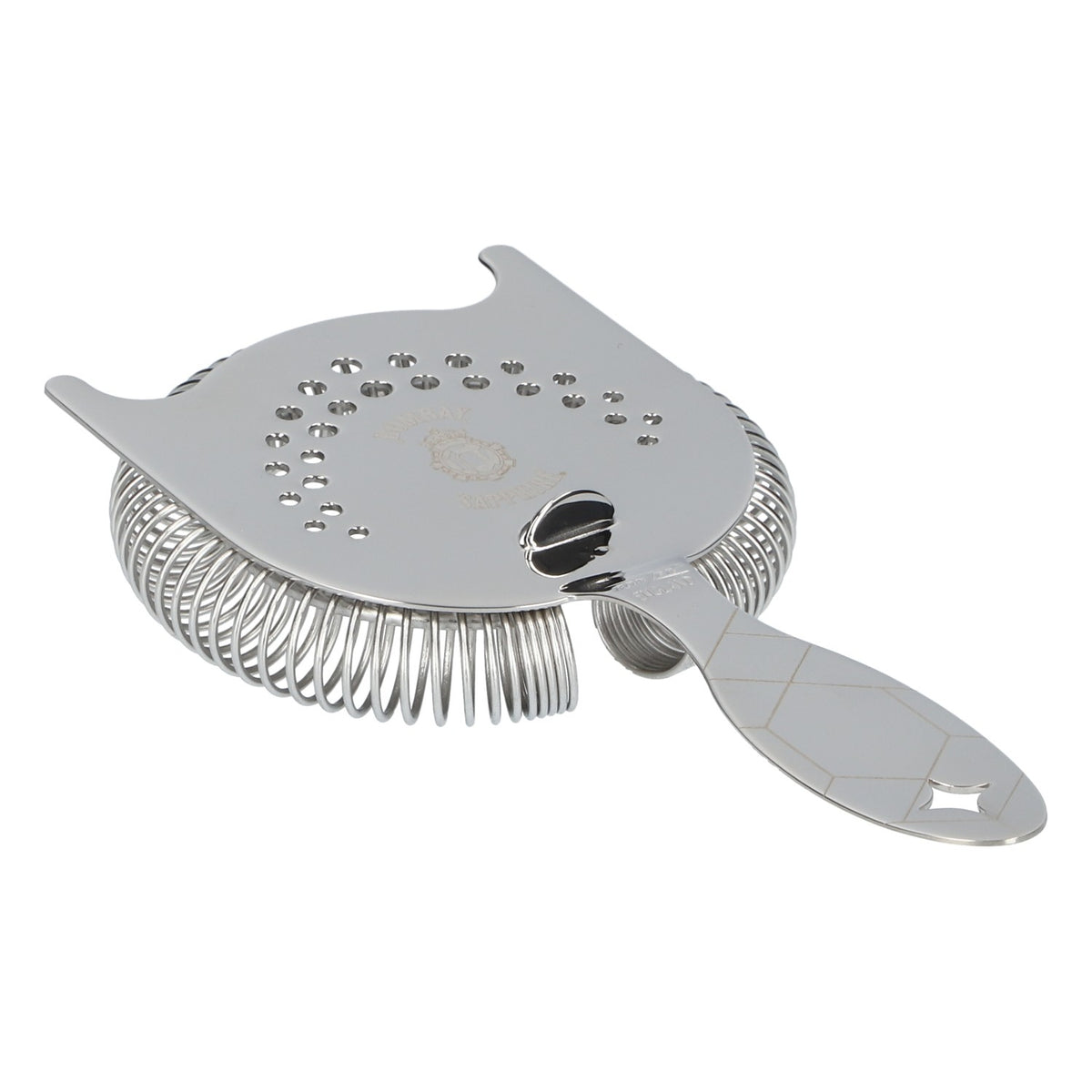 Bombay Sapphire Barscreen Strainer Mousseur Bonzer Barware Argent Acier inoxydable – Vue 2