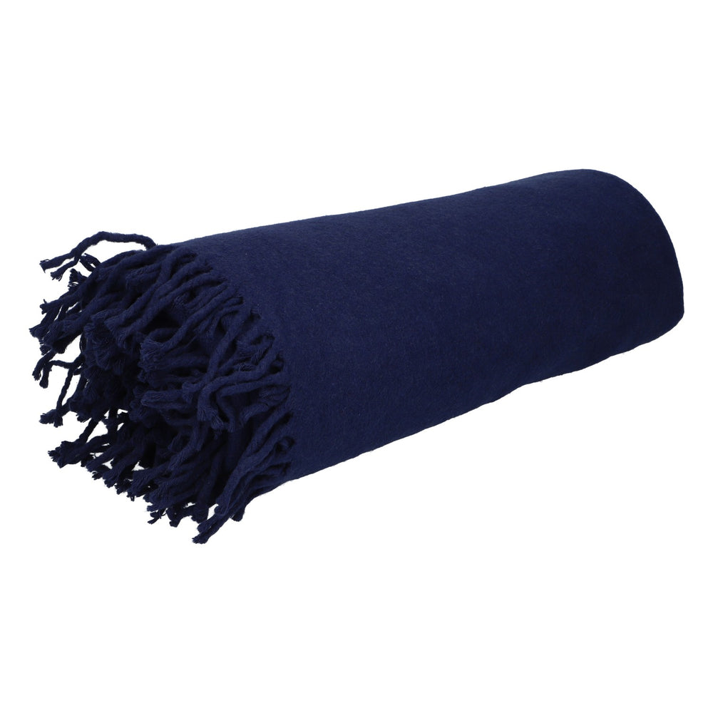 Couverture polaire Bombay Sapphire Gin 146 x 130 cm, bleue, couverture douillette