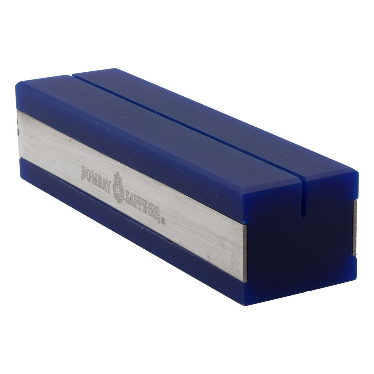 Porte-cartes Bombay Sapphire Gin, présentoir de table bleu carré avec argent – Vue 3