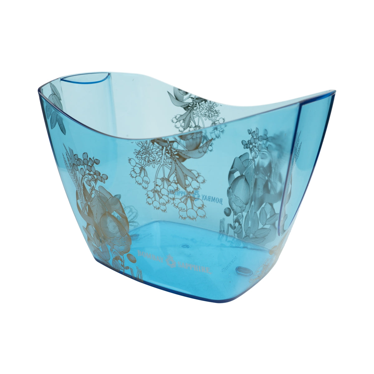 Refroidisseur à gin Bombay Sapphire Magnum LED bleu et or, glacière, récipient pour bouteilles, seau à glace