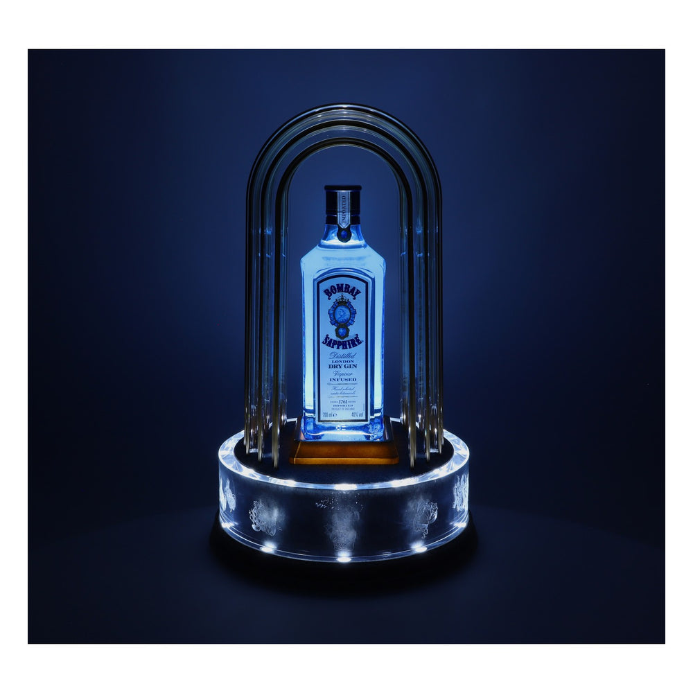 Lampe pour bouteille Bombay Sapphire Illuminated Glorifier, enseigne lumineuse à LED