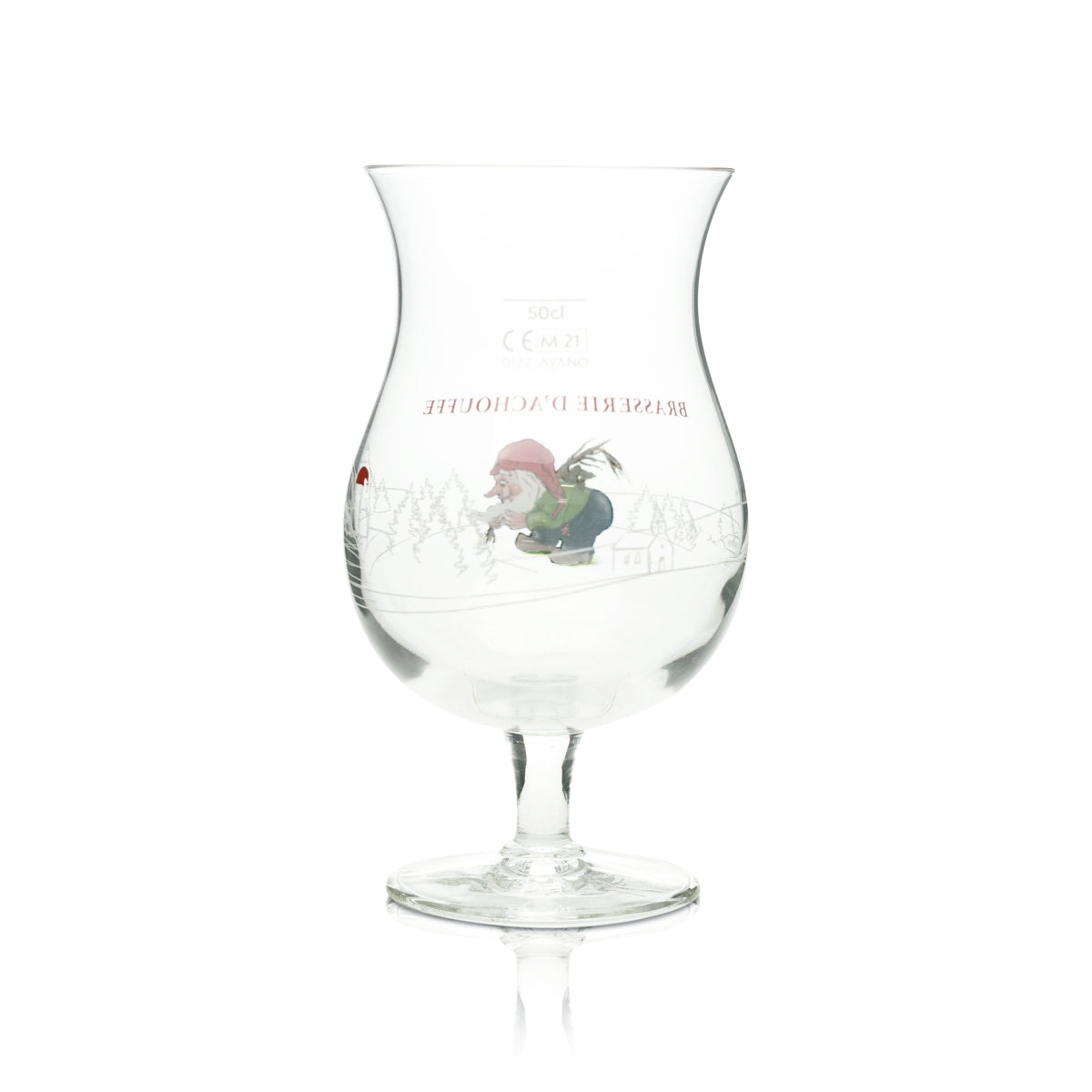 6 verres à bière Brasserie D'Achouffe 0,5 l, forme pinte, bière artisanale, nain, Belgique – Vue 3