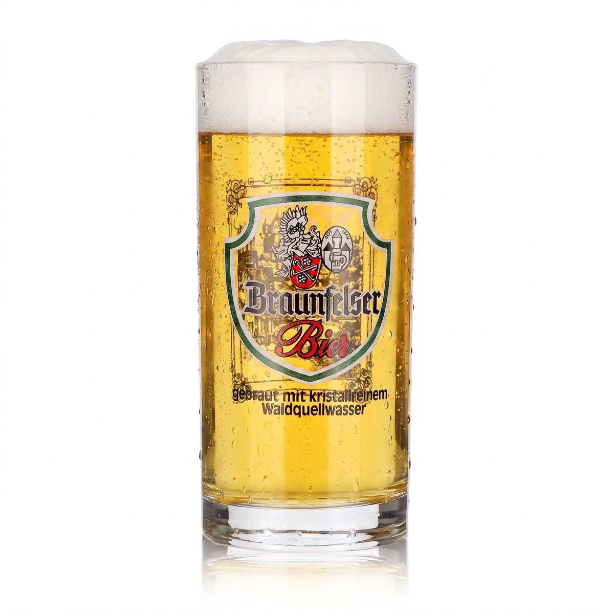 Verre à bière Braunfelser, 0,3 l, motif « Ville »