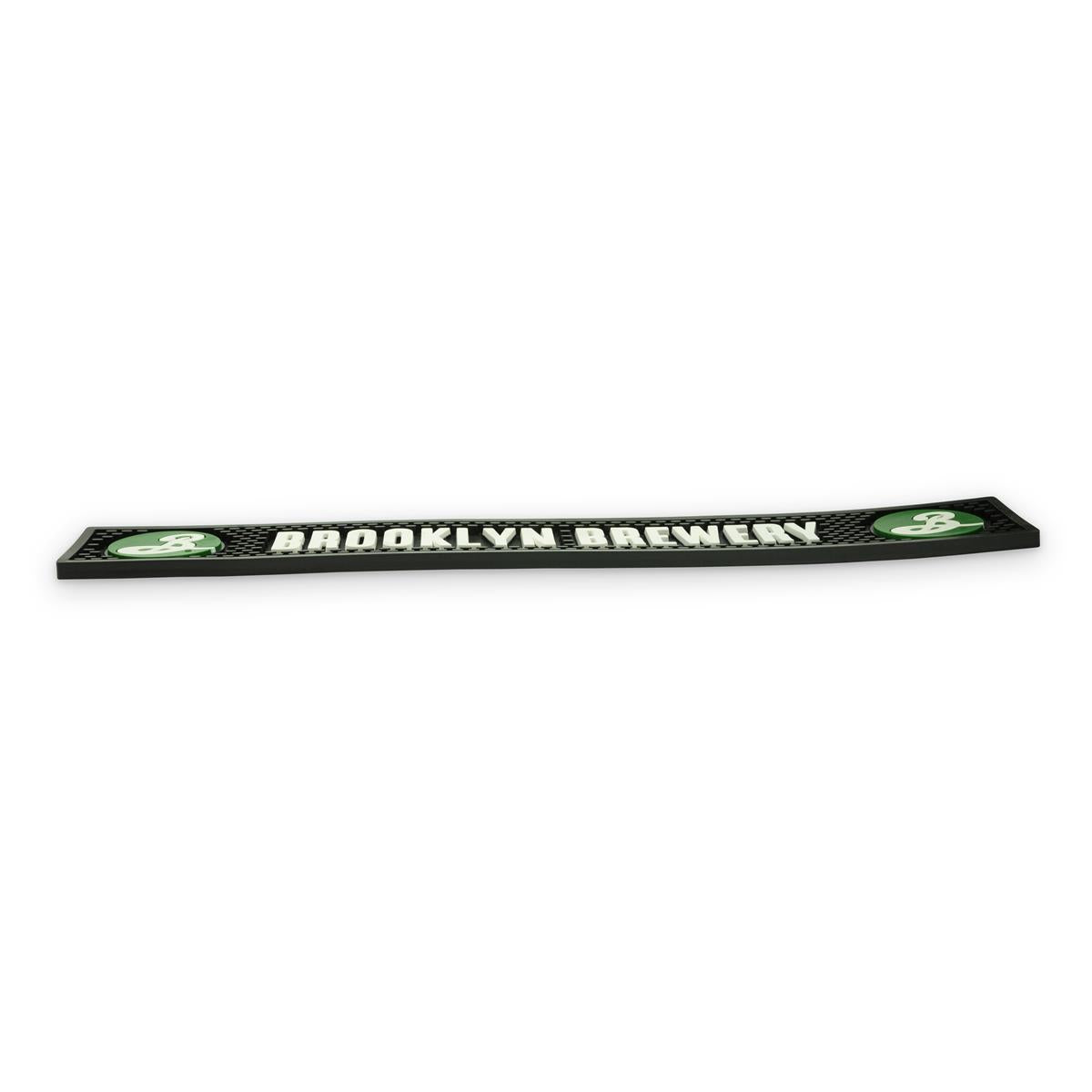 Brooklyn Brewery Sous-verre à bière Tapis égouttoir Accessoires de bar Noir Logo simple 60 x 9,5 cm – Vue 3