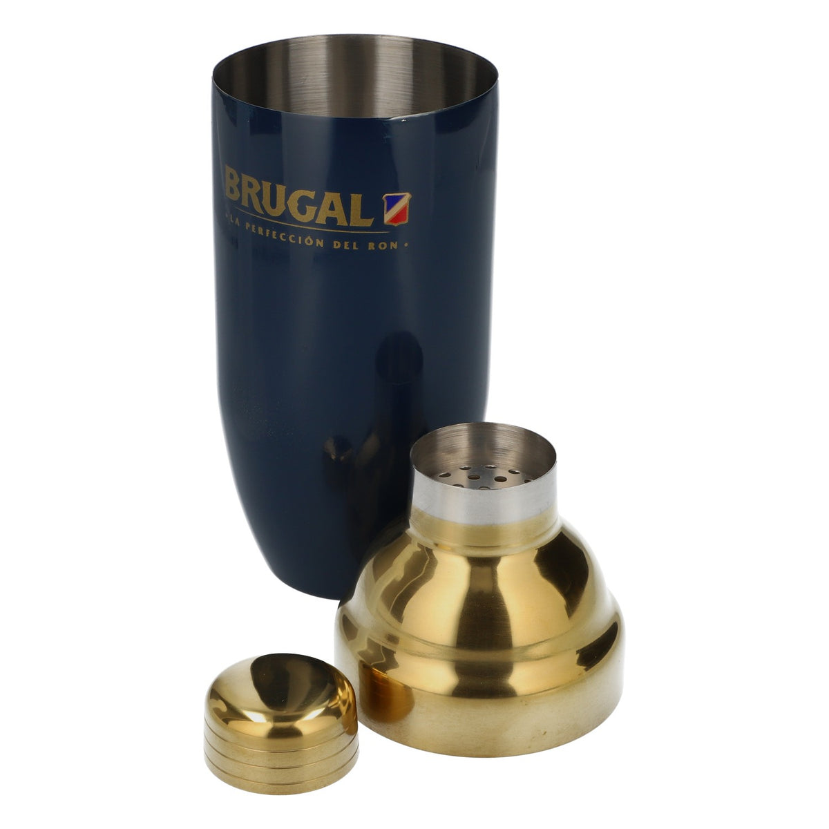 Shaker en acier inoxydable Brugal Rum Accessoires de bar avec passoire très élégant – Vue 4