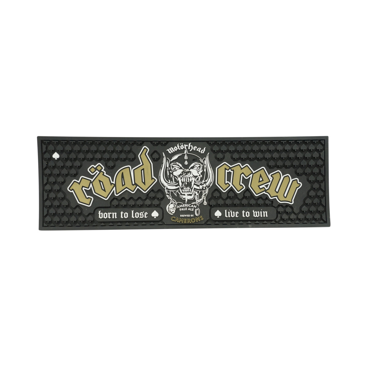 Sous-verre Camerons Beer 50 x 16 noir Motörhead Verres Égouttoir en caoutchouc