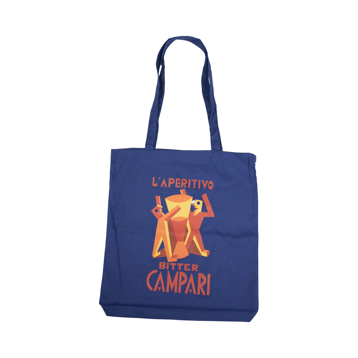 Sac en toile de jute bleu Campari Liqueur L'Aperitivo Sac à dos en coton