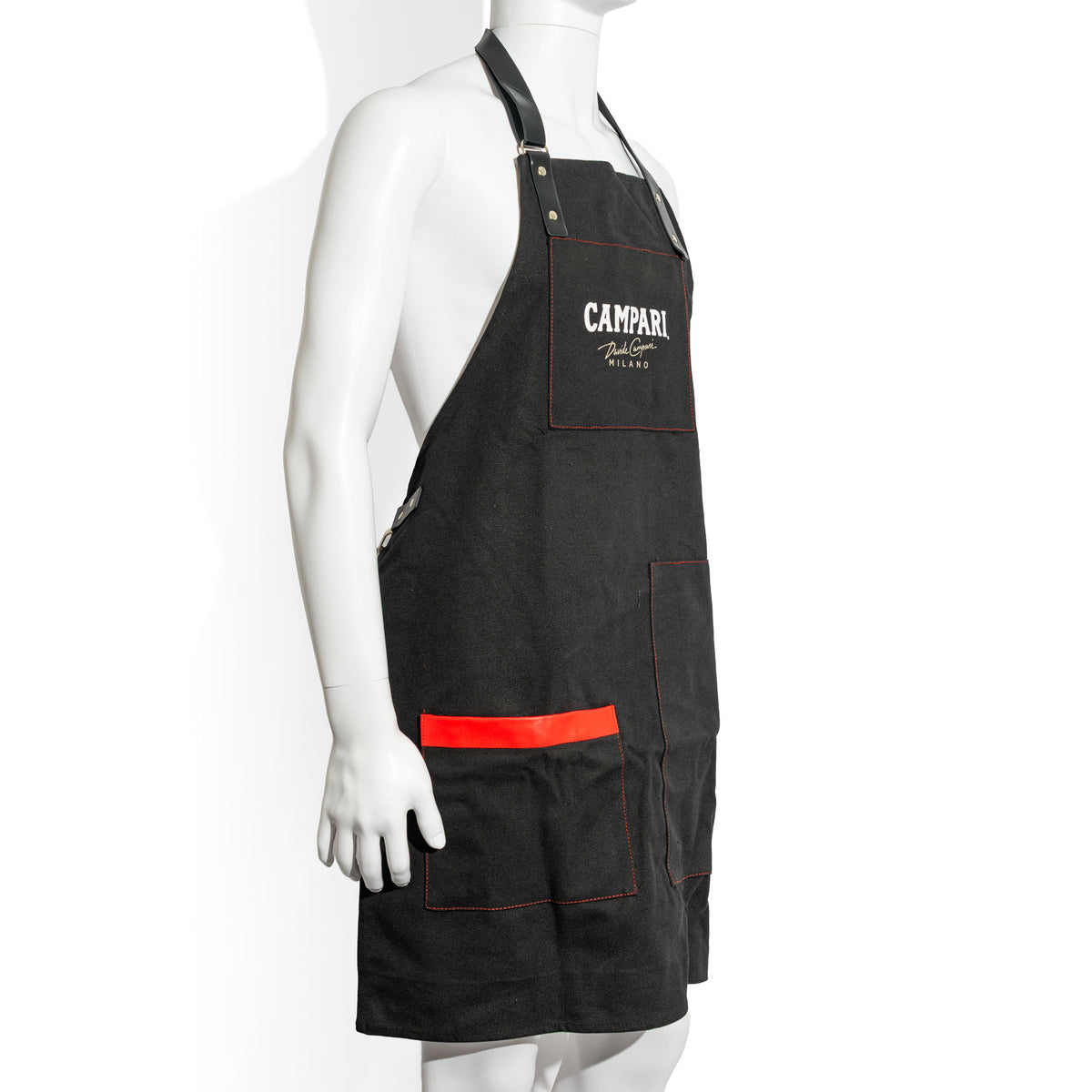 Tablier Campari Tablier de serveur Tablier de bistrot Service Noir « Milano » – Vue 2