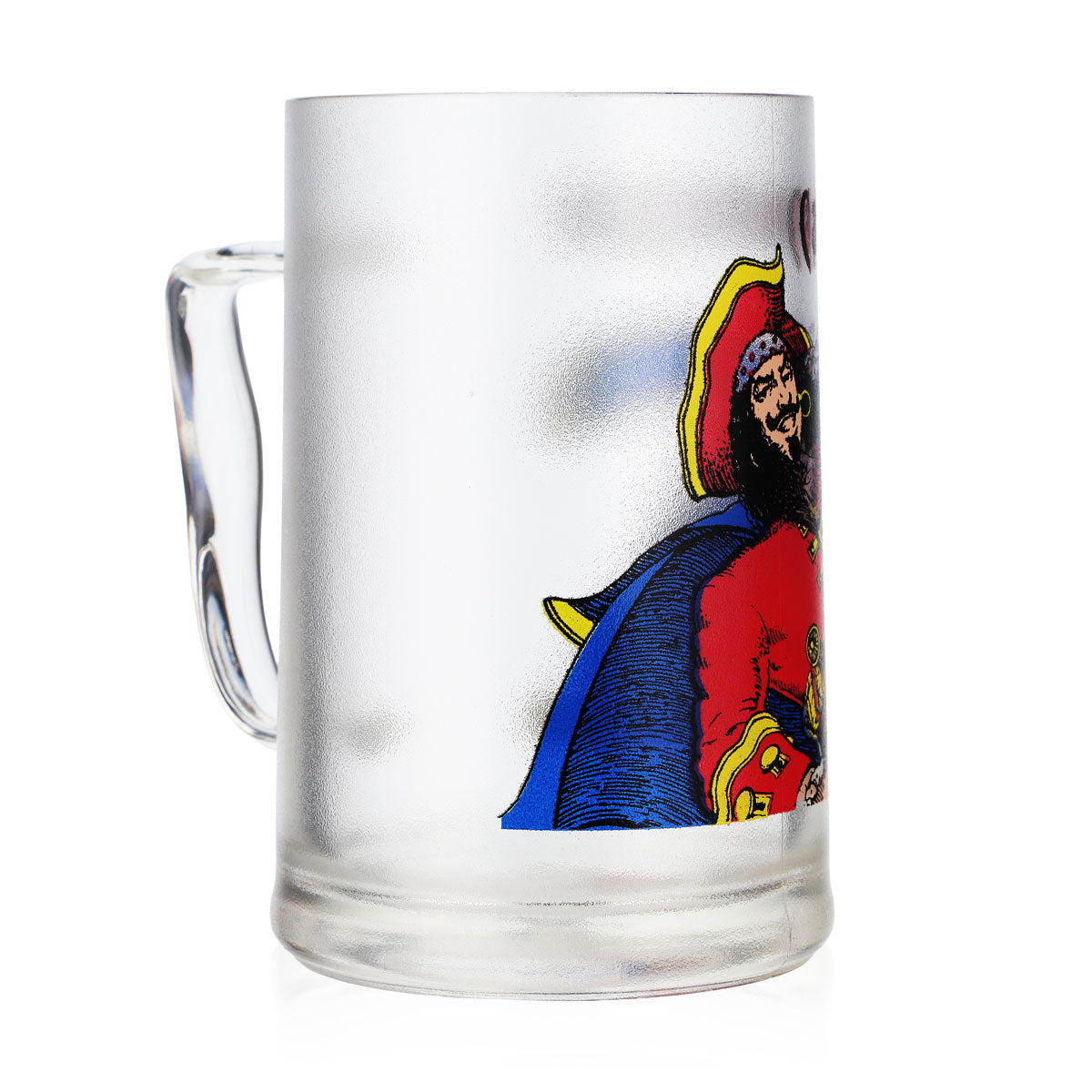 Verre à rhum Captain Morgan, 0,63 l, en plastique réutilisable, motif pirate, pichet transparent – Vue 2