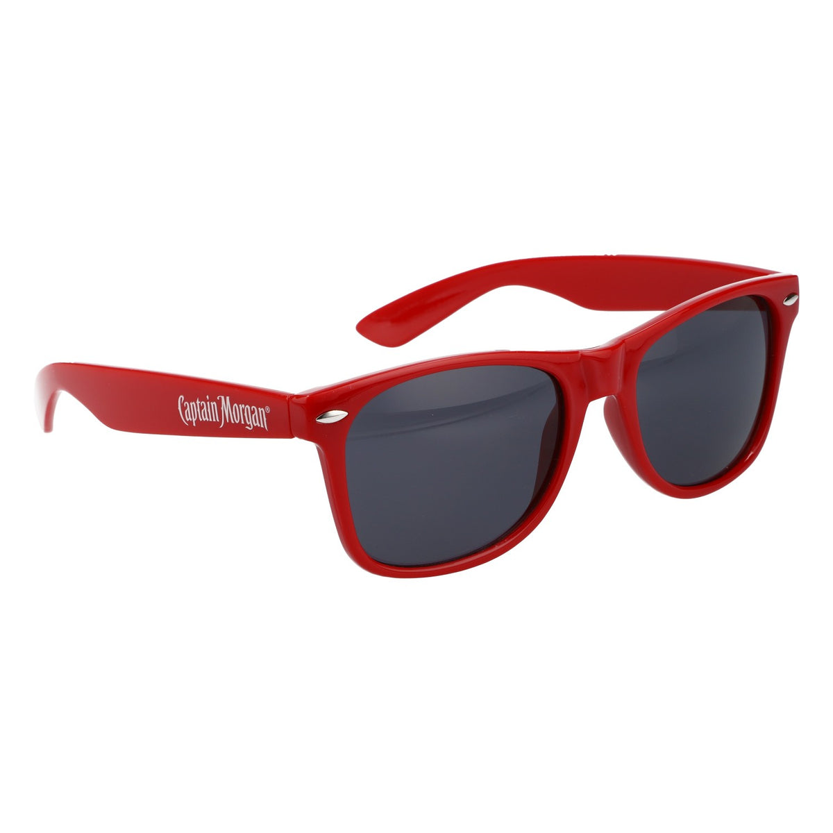 Lunettes de soleil Captain Morgan Rum Lunettes de fête Sunglasses Malle rouge UV 400