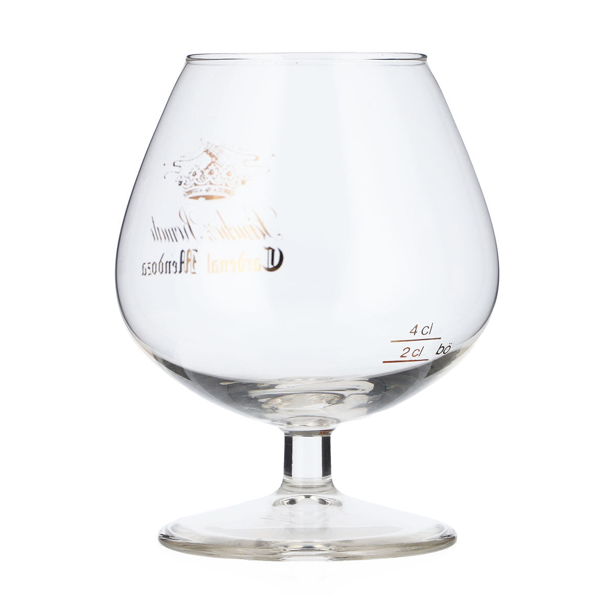 Verre à cognac Cardenal Mendoza 2 cl/4 cl Logo doré Böckling – Vue 2