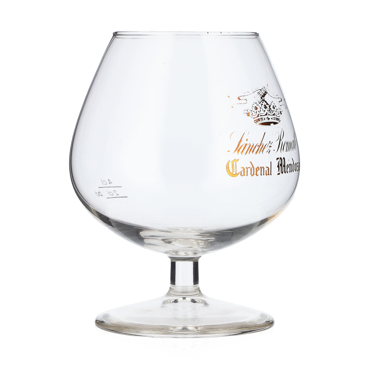 Verre à cognac Cardenal Mendoza 2 cl/4 cl Logo doré Böckling – Vue 3