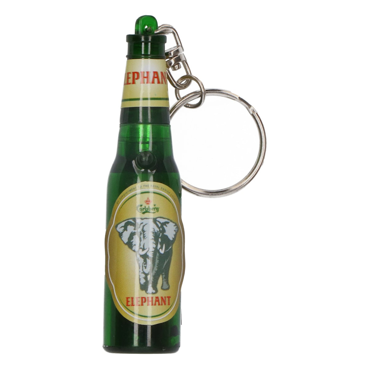 Lampe torche LED Carlsberg Bière Porte-clés Lampe d'extérieur Bouteille « Elephant »